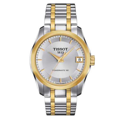 Tissot Couturier Powermatic 80 32 Stainless Steel / Yellow Gold PVD / Silver / Bracelet